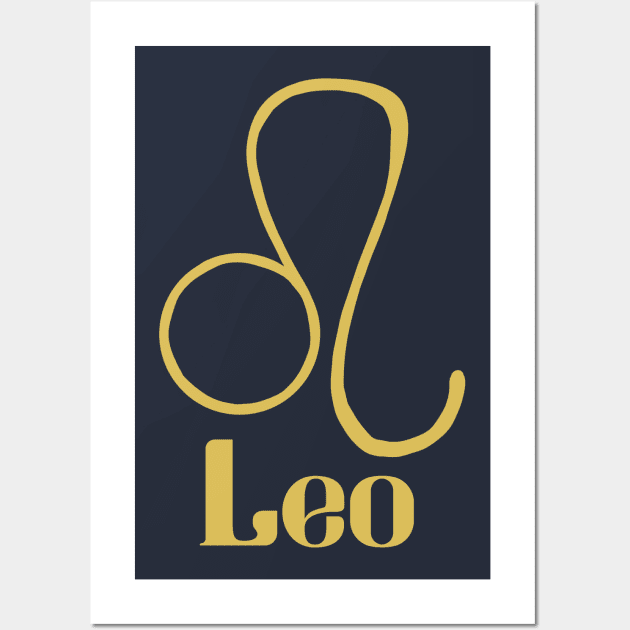 Leo Zodiac Wall Art by RiyanRizqi